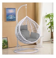 Swing Chair / Buaian Gantung / Rattan Swing Chair  FREE CUSHION + FREE EXTRA CUSHION COVER !!! Ready