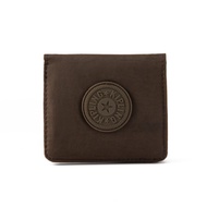 dompet lipat kipling / dompet kartu wanita dompet uang dompet koin - brown