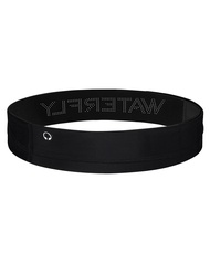 WATERFLY Running Belt Fanny Pack: Slim Thin Elastic Waistband for Men and Women Runner Marathon Jogg