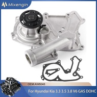 Engine Water pump with gasket Fit G6DA G6DB G6DC Hyundai Azera Genesis Kia Sorento Sedona 3.3L 3.5L 