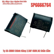 Genuine CG-CBB61 Capacitor 2.5UF 450V.AC Plug Combo 10 Pieces