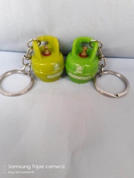 10 pcs Gantungan kunci miniatur tabung gas