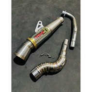 Daeng sai4 Pipe canister conical open specs exhaust Pipe for Wave 125 Xrm 110/125 Wave 100/110/115 R