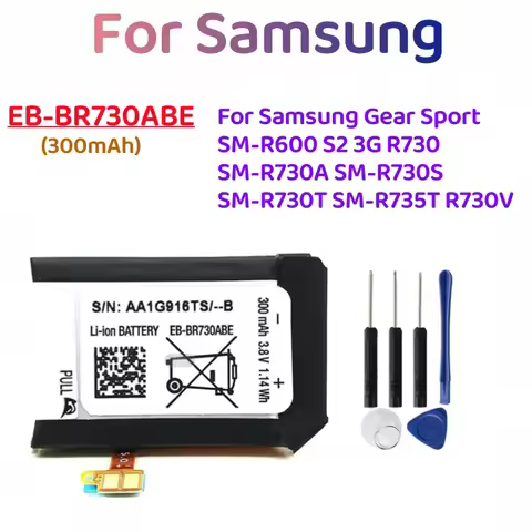 EB-BR730ABE Battery For Samsung Gear S2 3G Version R730 SM-R600 SM-R730S SM-R730A SM-R735t SM-R730T 