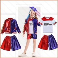 HK2 8pcs Suicide Squad Harley Quinn suicide squad cosplay Halloween costume KH2