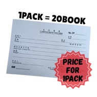 【1PACK=20BOOK】STEP BY STEP Cash Payment Voucher / Cash Receiving Voucher / Payment Receipt 50S (CPV5