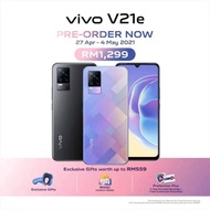 vivo V21e Smartphone | 8GB + 128GB | Snapdragon™ 720G | 6.44" AMOLED | 64MP Tiple Camera | 44MP