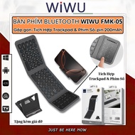 Bàn phím gấp gọn di động không dây bluetooth V5.2 tích hợp trackpad & phím số WIWU FMK-05 - Laptop M