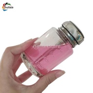 [chulisia] Refillable Nail Polish Remover Dispenser Methanol Acetone Press Bottle Clear