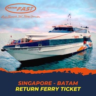 [BatamFast Ferry] Singapore - Return Ferry | Open Dated (Redeem In )