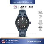 CERRUTI 1881 CTCIWGH2113704 CEDONIO MEN CLASSIC STAINLESS STEEL 100% ORIGINAL JAM LELAKI