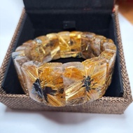 太陽花 招財 鈦晶手排 26mm長 手圍18.5cm 130g 片片對花