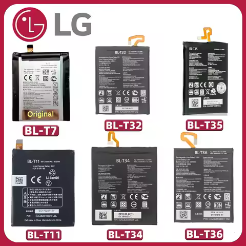 Original Battery For LG BL-T7 BL-T11 BL-T32 BL-T34 BL-T35 BL-T36 Mobile Phone Replacement Batteries+