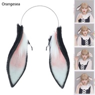Orangesea Girls Handmade Furry Hare-Ear Furry Rabbit Party Costume Cute Cat Cosplay