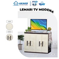 AKAKO ASLI - Lemari Plastik Rak TV MODENA (Kode : RTV MDN)