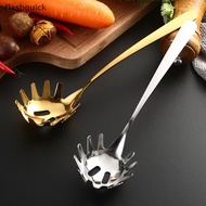flashquick Spoon Multifunctional Noodle Spoon Food Strainers Stainless Steel Spaghetti Server Pasta 