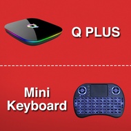 New Q+ 4GB 64GB Android 9 2.4G Wifi Smart Tv Android Box Mini TvBox Allwinner h6 Malaysia AndroidBox