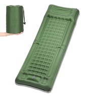 Inflatable Sleeping Pad 4 Inch Sleeping Pad Mat Air Mattress with Built-in Pump for Camping Backpacking Hiking Traveling Tent