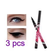 1/2/3 Pcs Black Long Lasting Eye Liner Pencil Waterproof Eyeliner Smudge-Proof Cosmetic Beauty Makeup Pen Liquid