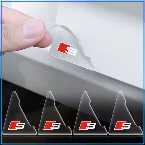 Transparent Car Door Corner Cover Anti-Scratch Protection Sticker For Audi A4 B5 B6 B7 8P 8V 8L A5 C