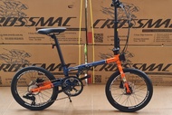 CROSSMAC (ENIGMA 2.0) CHROMOLY FRAME HYRAULIC GEAR FOLDING BIKE 20INCH(1x10,10SPEED)**FREE GIFT**