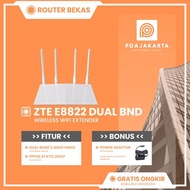 TERBARU Router ZTE E8820 & E8822 V2 Gigabit Dual Band Wireless Router WiFi Bekas Original Bonus Adap