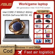 laptop / 8th generation processor /I7-4 core / 8 threads - 16GB / 8GB RAM / 512G SSD/FHD design + gaming + video work