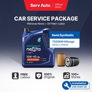 [FREE Labour] ServAuto SUV & MPV Service Package - PETRONAS NeXta 0W20 5W30 5W40 Fully Synthetic Eng
