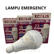 ECOLIS LED EMERGENCY LAMP LED MAGIC LAMP BULB 12W 18W 23W WHITE