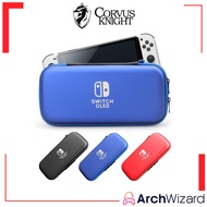 CorvusKnight Travel Pouch Hard Case Black Red Blue 🚀 Nintendo Switch Accessory - ArchWizard