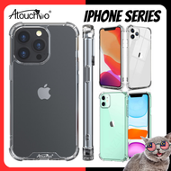 ATOUCHBO Ori iPhone 15 Pro Max iPhone 14 Pro Max 14 Plus iPhone 13 Pro Max 13 Pro Case 13 Mini iP 12 Pro Max Case 12 Pro 12 Mini 11 Pro Max XS Max XR X 6 7 8 Plus SE 2020 Case Transparent Casing Clear Shockproof Full Protection