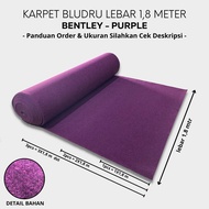 BentLEY Purple Bludru Carpet Exclusive Thick Fur Exhibition Bentley Carpet