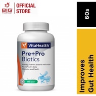 VITAHEALTH PRE+PRO BIOTICS CAPSULE 60S