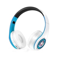 อุปกรณ์เสริมการ์ตูน Bluetooth ไร้สายแบบสวมหัว วอยซ์ญี่ปุ่น White Wolf Anime หูฟังไร้สายแบบสวมหัว ชาร