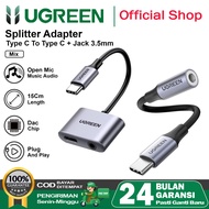 UGREEN Splitter Type C To Jack 3.5mm DAC Charging & Audio Call Open MIC