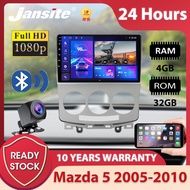 Jansite 2 Din Android Car Multimedia Player for MAZDA 5 Mazda5 2005-2010 WIFI Car Headphones Audio Bluetooth GPS Navigation Host