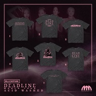 Blackpink Deadline T-shirt - Acid Washed Oversized Shirt - Blackpink Deadline Merch