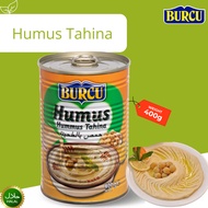 Hummus with Tahina 400g Burcu Creamy Chickpea Dip Idea for Snacks