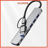Yes USB, Yes USB C / Type C, 8 Combination 1 USB Docking station, SD TF Card Reader, Audio Flash Dri