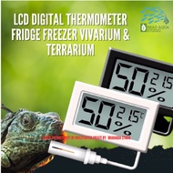 AQUARIUM LCD Digital Thermometer Fridge Freezer Vivarium &amp; Terrarium Reptile Thermometers