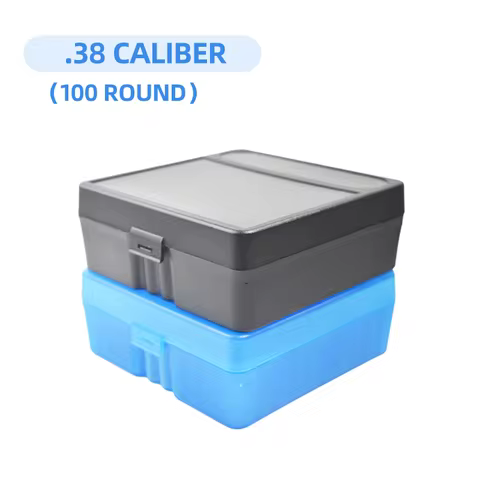 . 38-. 357 specification 100 piece ammunition storage box storage box