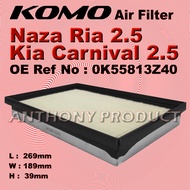 Naza Ria Kia Carnival Air Filter 0K558-13Z40