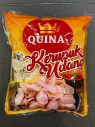 Quina Keropok Mentah 400g | Udang Putih, Udang Merah & Bawang l 3 Flavour