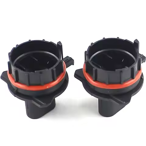 Rockeybright 2pcs H7 hid xenon bulb holder adapter hid lamp base for bmw e39 e60 520 530 728li H7 xe