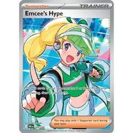 Emcee's Hype 220/182 Destined Rivals Full Art Trainer Pokemon