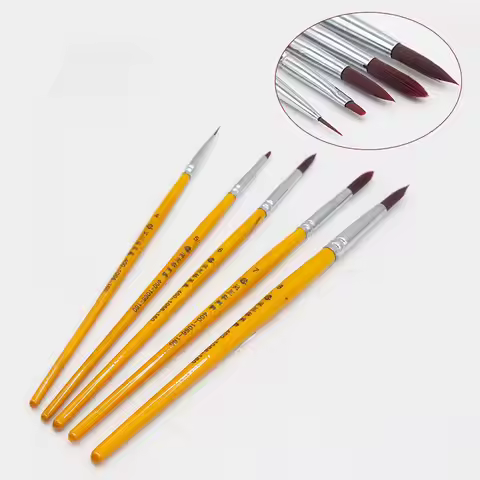 1Pcs Dental Porcelain Brush Pen Shaping OP Pen Ceramic Glaze Brush Pen Nylon Brush Dental Technician