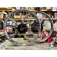 YAMAHA RXZ RIM UNION CYCLE 1.60/18 SEKALI BALANCING COMPLATED SET