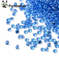 1000pcs Cubic ia Cabochons Faceted Cornflower Blue 1.5x1mm