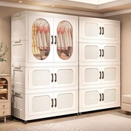 Next Day Delivery | 60/65/70/75/83cm Foldable Cabinet Drawer Wardrobe Closet Stackable Storage Organ