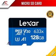 Lexar Memory Card 128GB MicroSDXC – Class 10 U3 V30 A1 | Reading Speed 100MB/s | 4K Video Record
